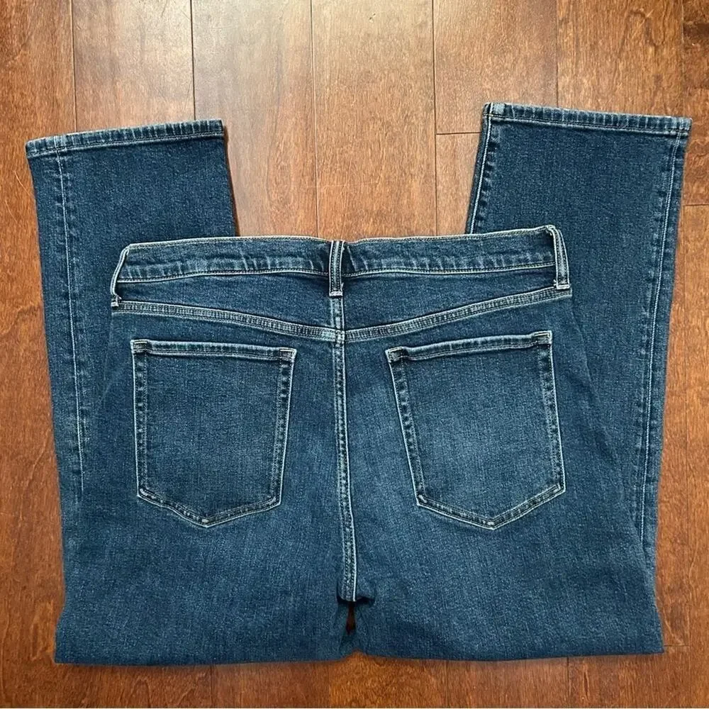 Banana Republic Men’s High Rise Straight Blue Jeans, Size 33